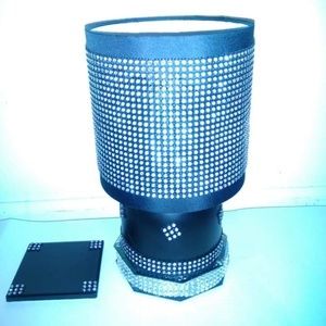 Black & Bling Electrical Lamp